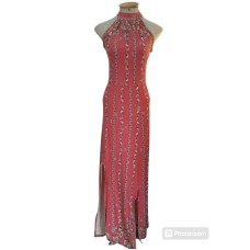 Vestido Adulto Caedu Vermelho Floral